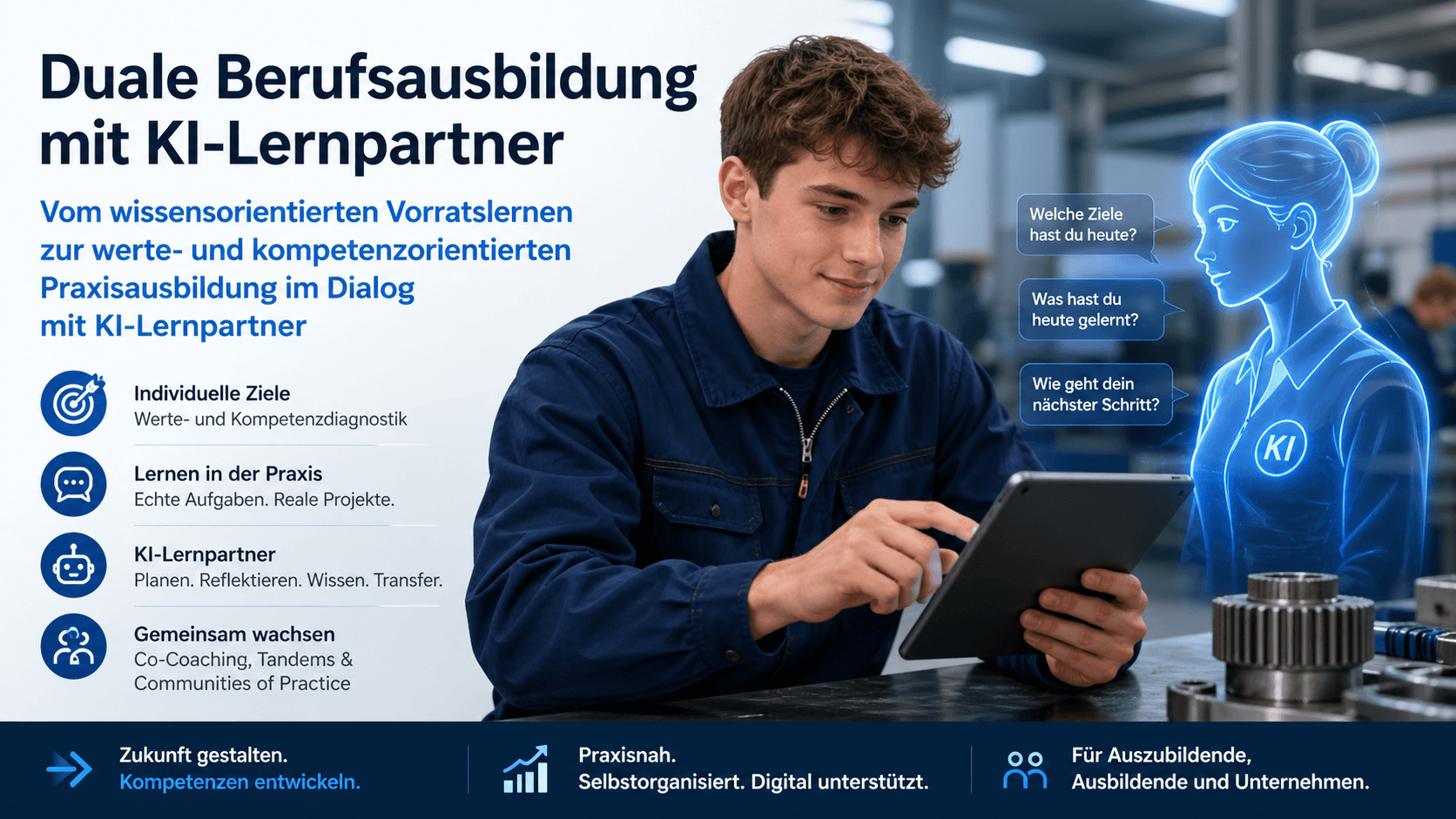 Duale Berufsausbildung benötigt einen neuen Lernpartner: KI